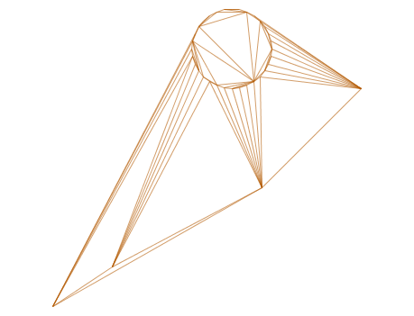 1 : Triangulação de Delaunay e Polígonos de